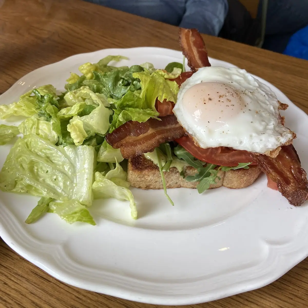 Open Face Breakfast Sandwich