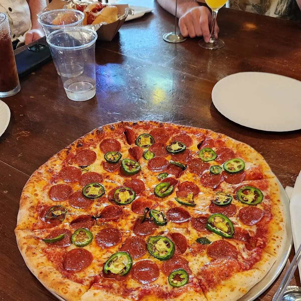 Pepperoni Pizza with Jalapeño