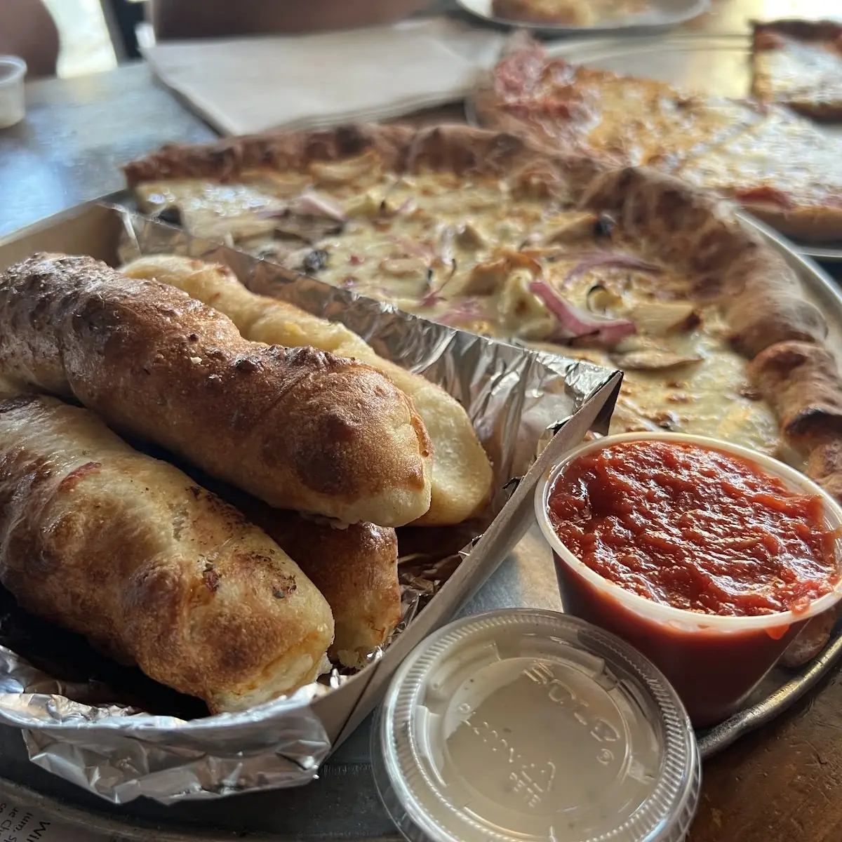 Pizza and Cheese Pizza