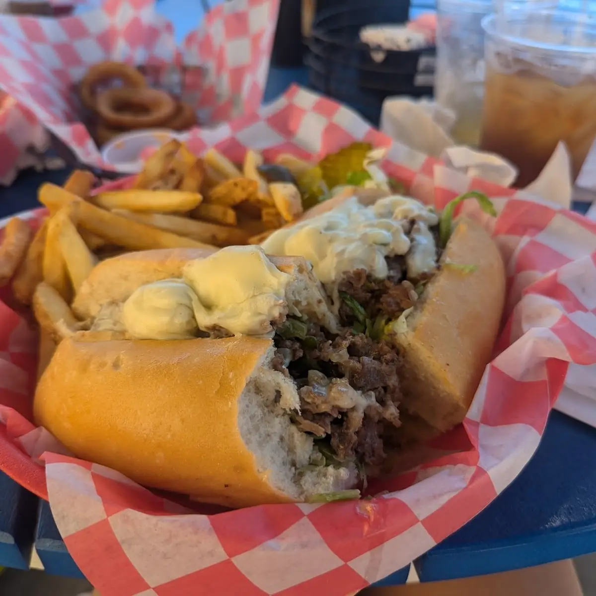 Cheese Steak with Fries
