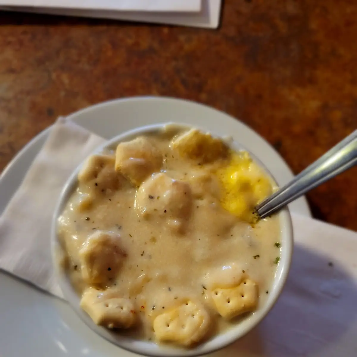 Upstairs Clam Chowder