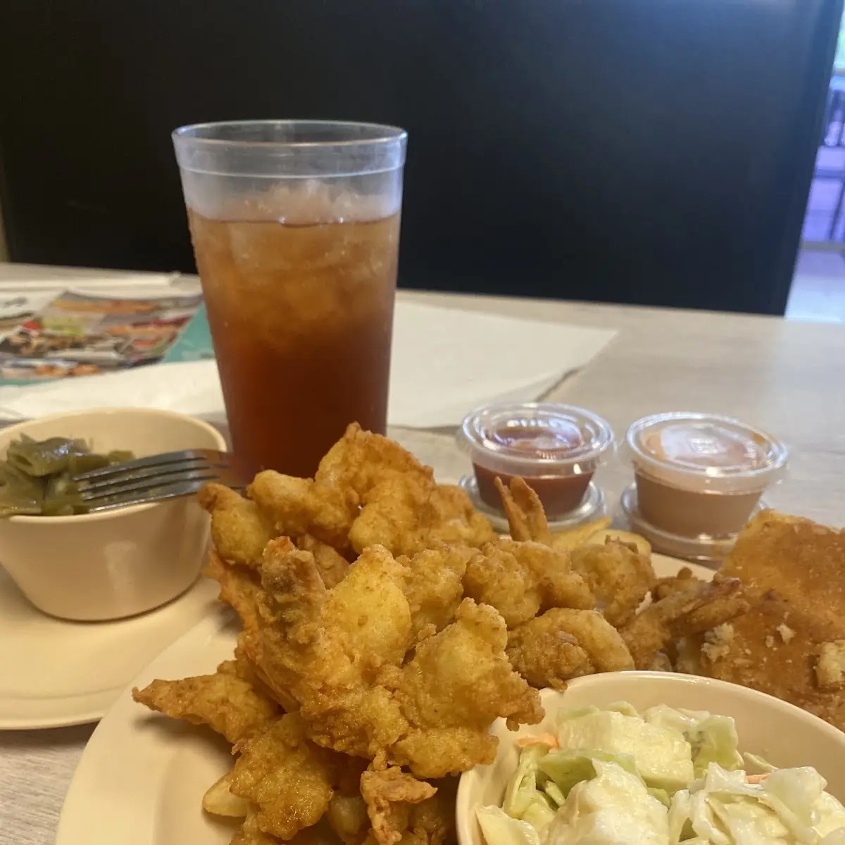 Dozen Fried Shrimp Plate