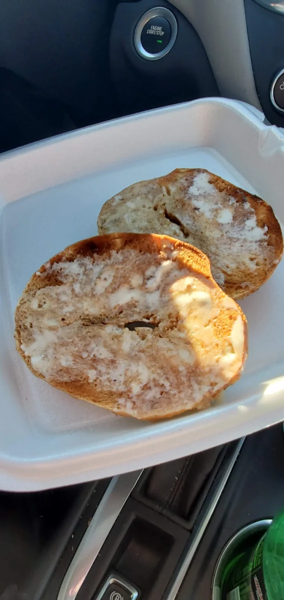 French Toast Bagel with Butter
