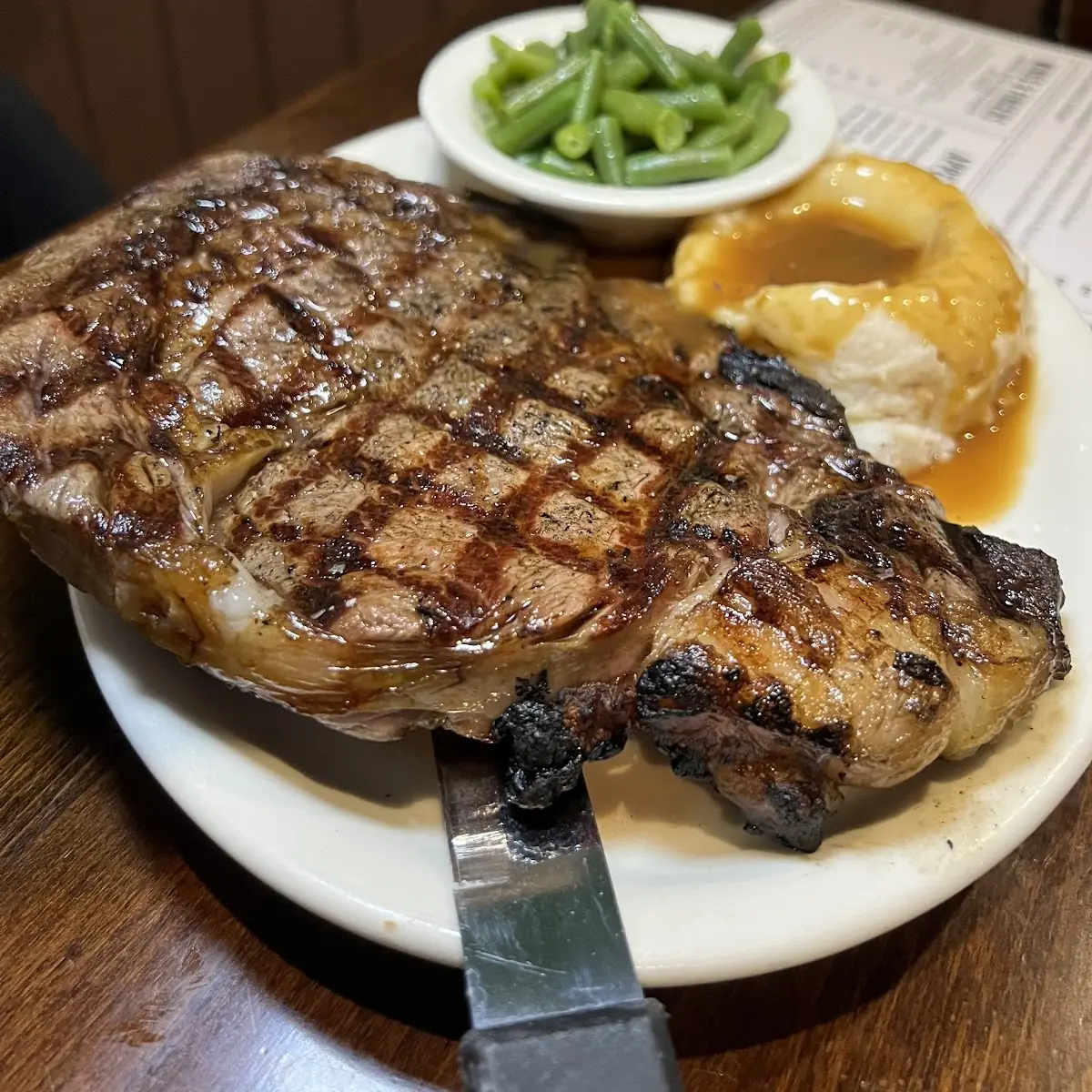 Half Pound Chopped Steak Dinnert