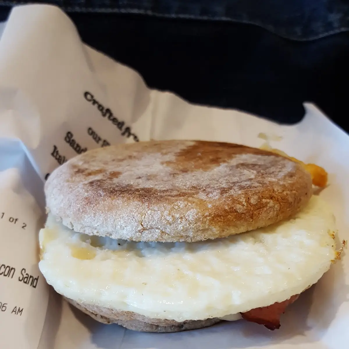 Turkey Bacon Cheddar & Egg White Sandwich