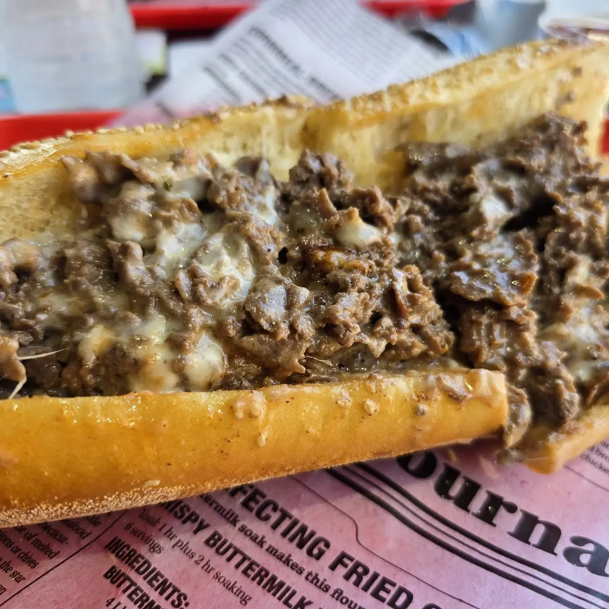 Philly Cheese Steak with Provolone and Cooper