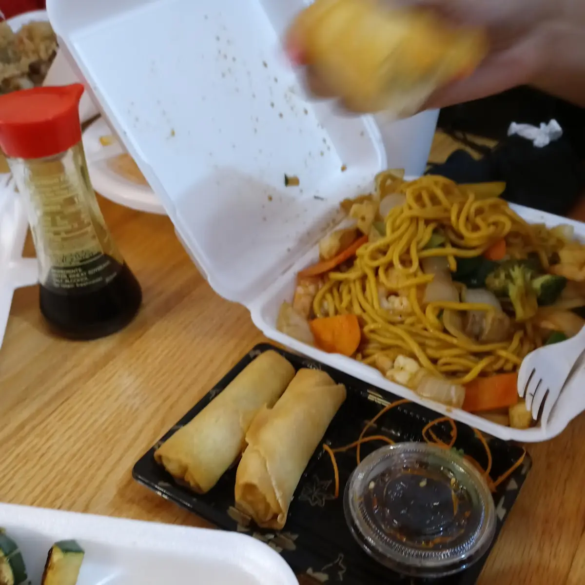 Spring Rolls Noodles
