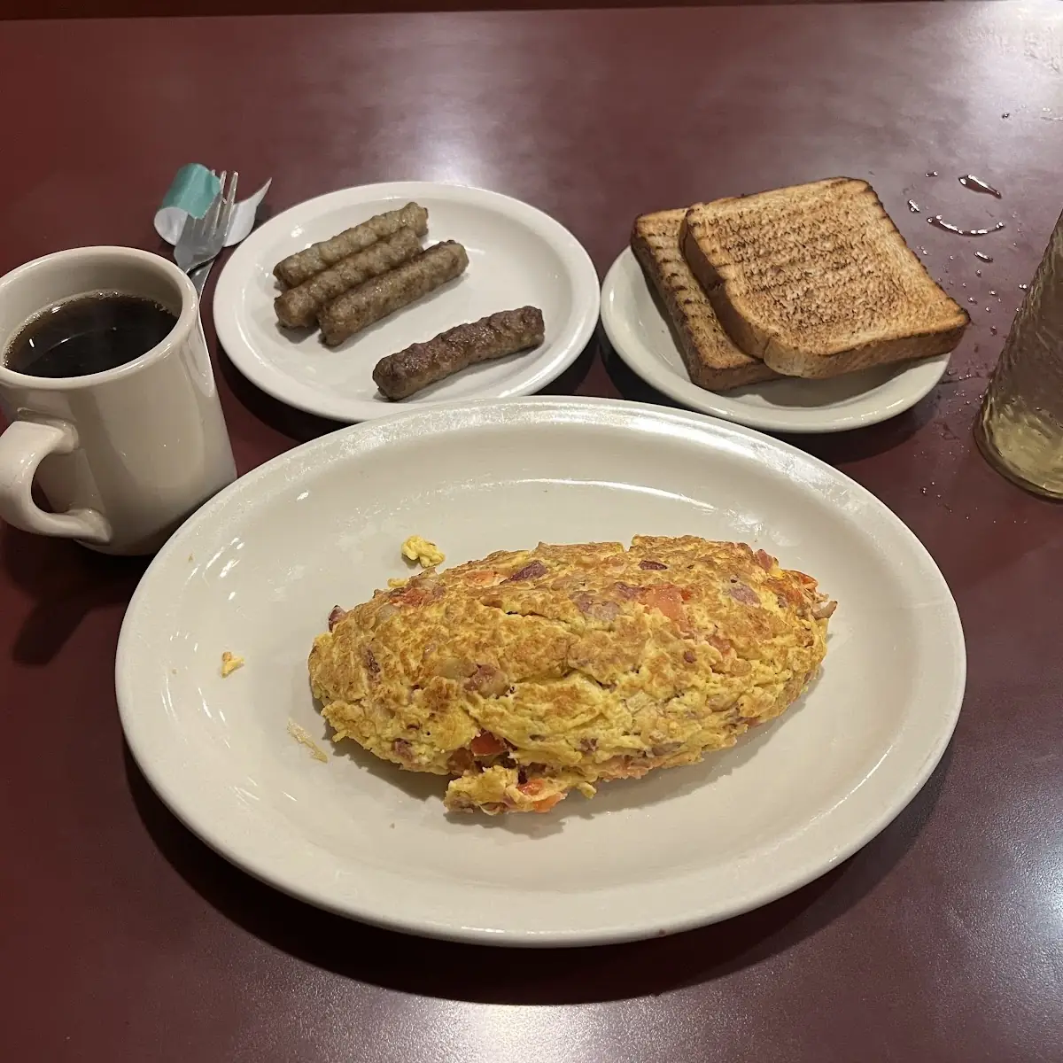 Corned Beef Hash Omelet