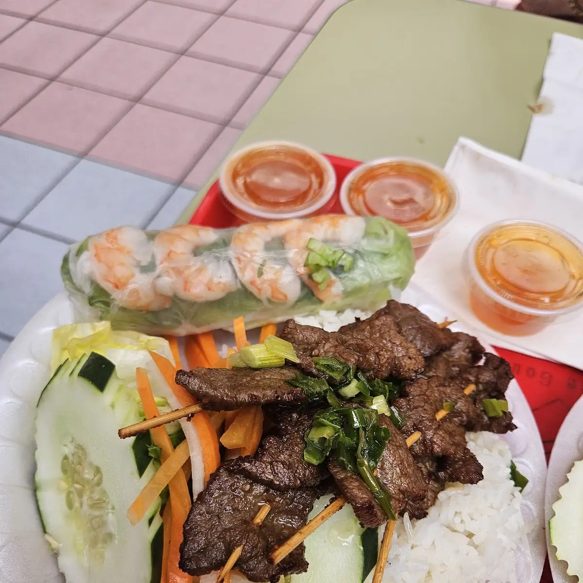 Rice Dish Com Suon Trung