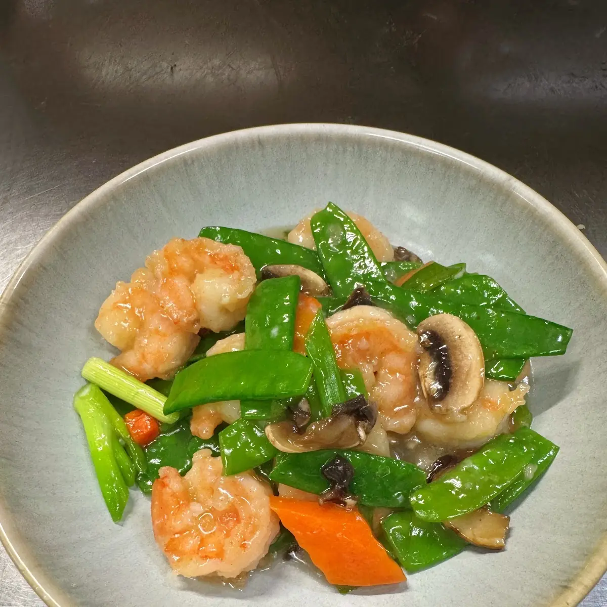Shrimp with Snow Peas