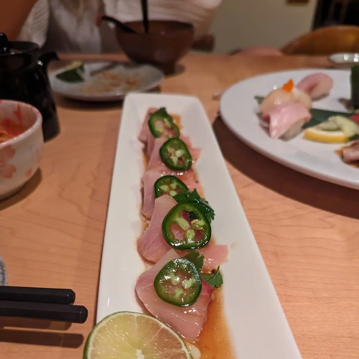 Garlic Yuzu Ahi Tuna Sashimi