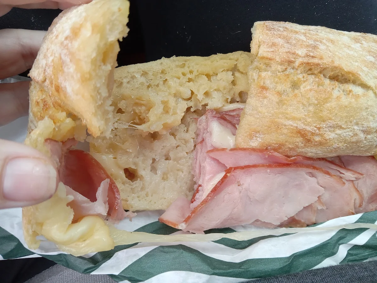 Ham & Swiss on Baguette
