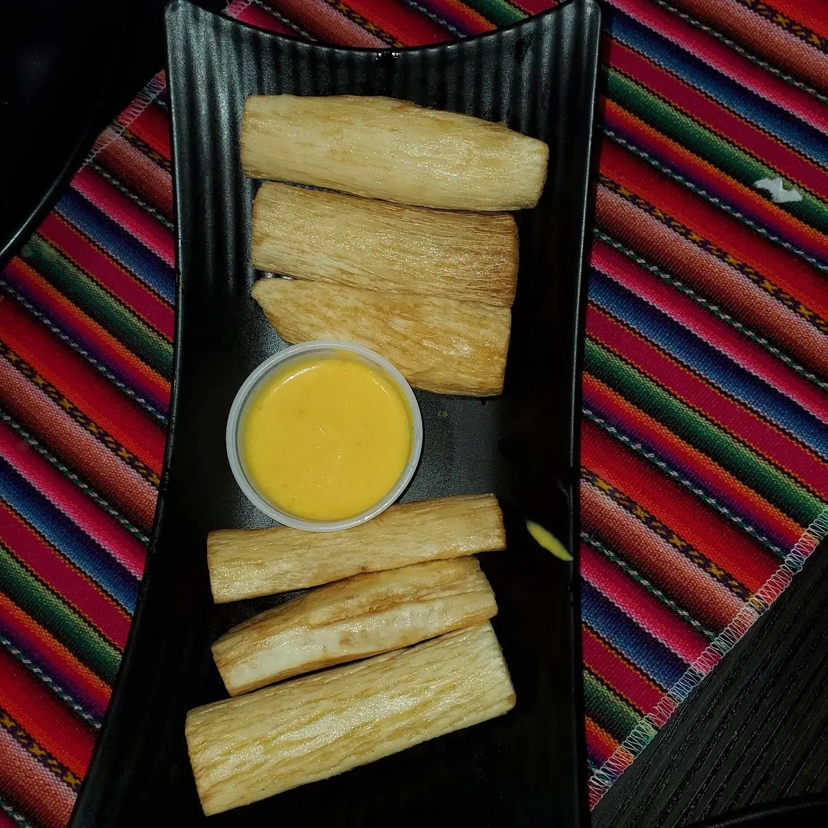 Yuca Frita Con Huancaina
