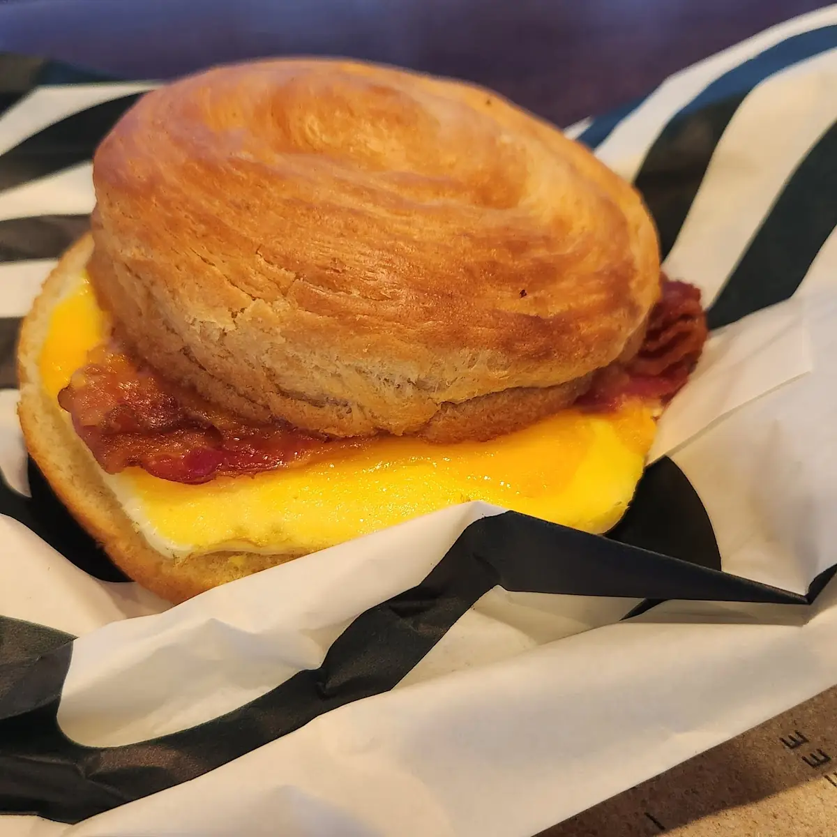 Bacon Egg Cheese Croissant