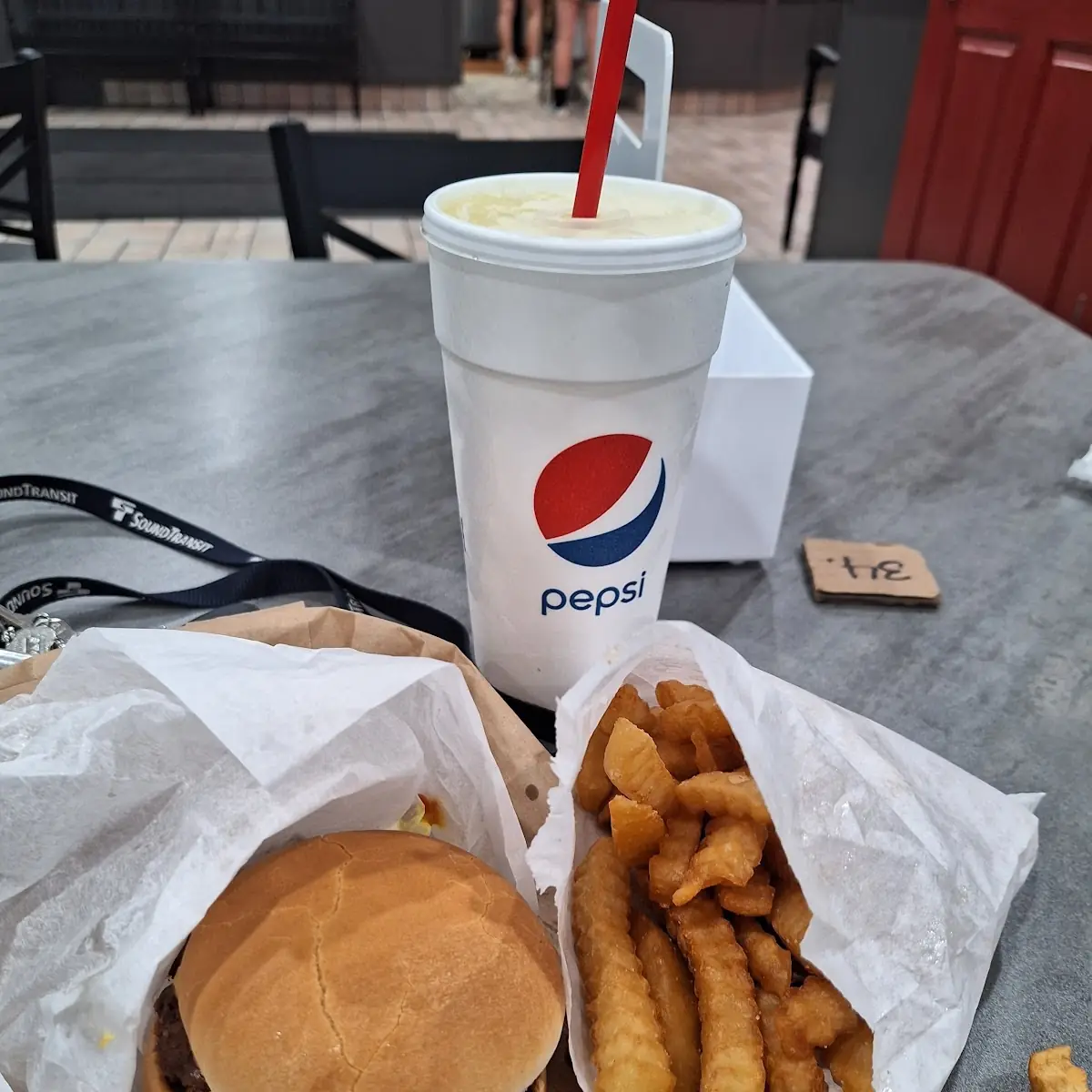 Double Cheeseburger with Fries