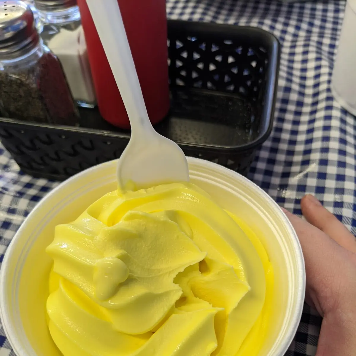 Lemon Soft Serve Ice Cream
