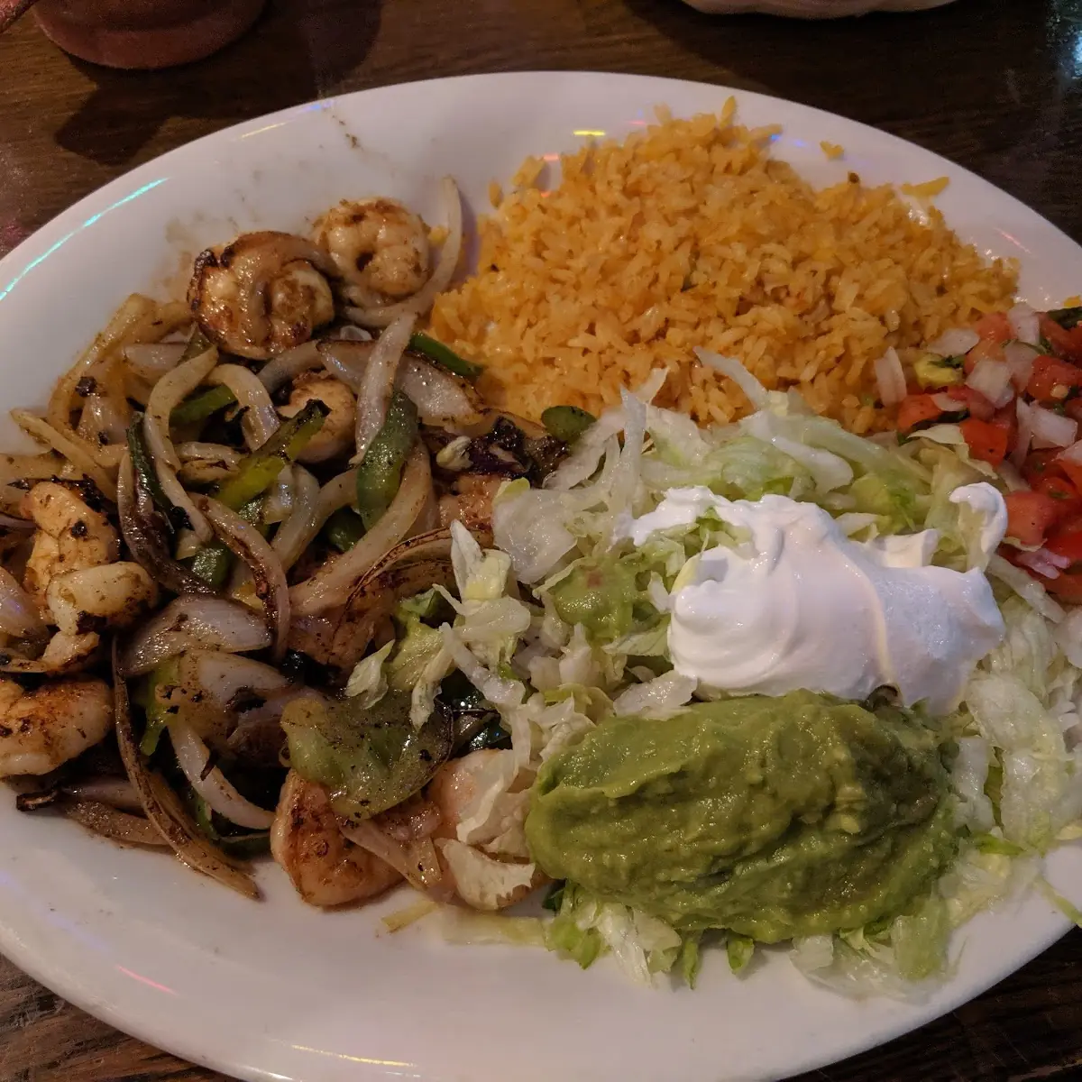 Shrimp Fajitas