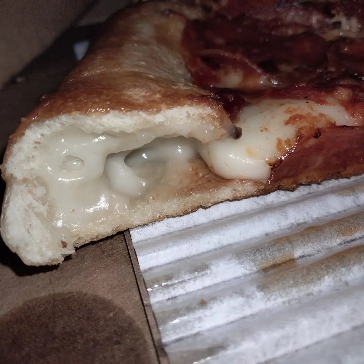 Pepperoni Stuffed Crust