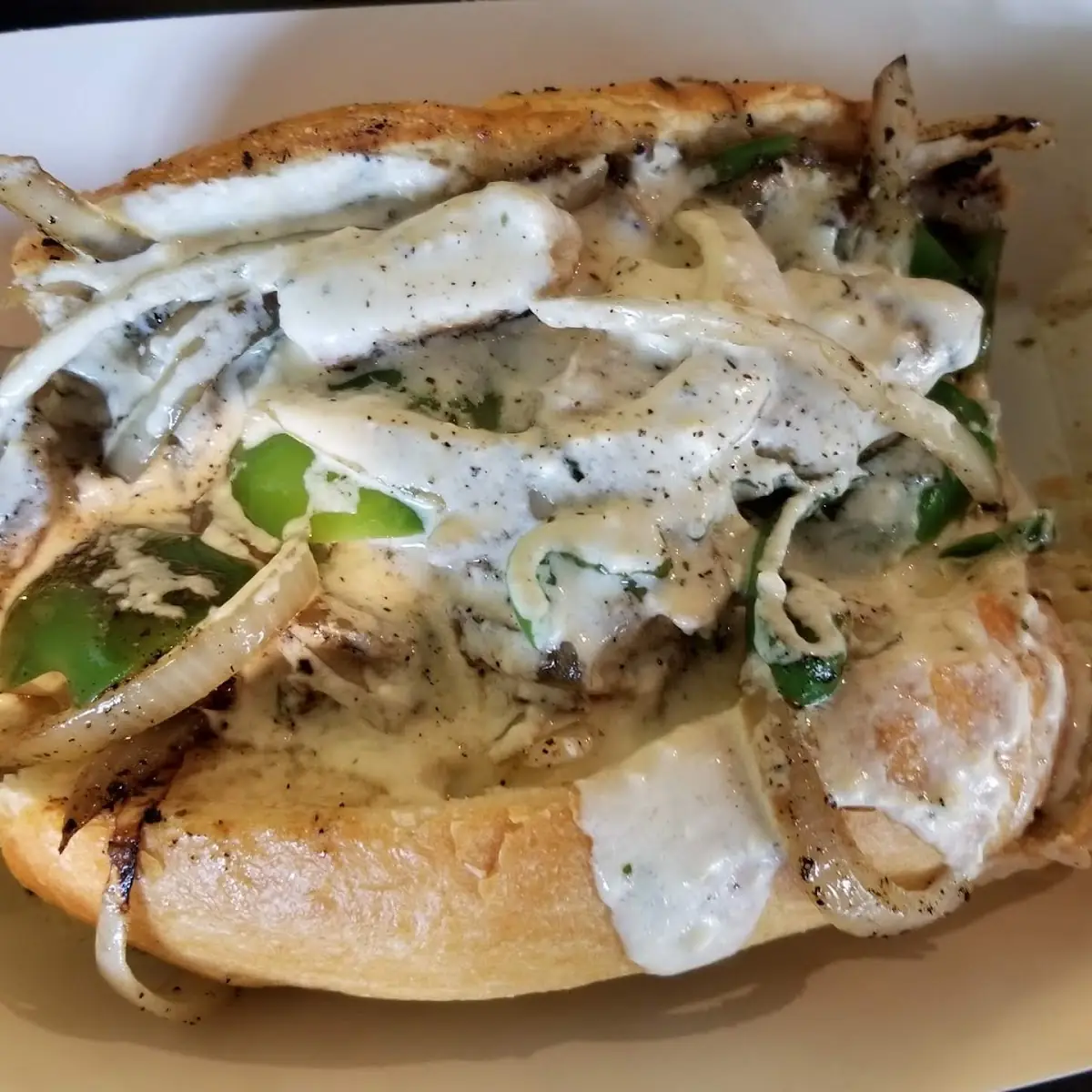 Chicken Alfredo Philly
