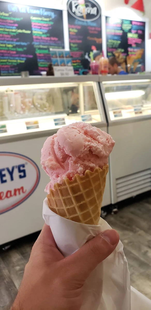Strawberry Waffle Cone