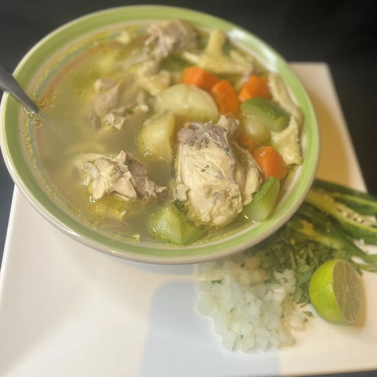 Chicken in Green Sauce Pollo En Salsa Verde
