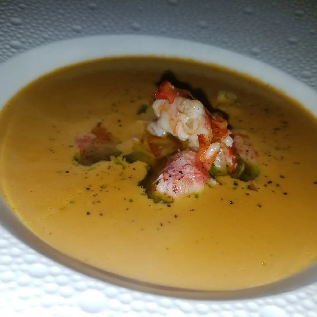 Rich Lobster Soup with Curry