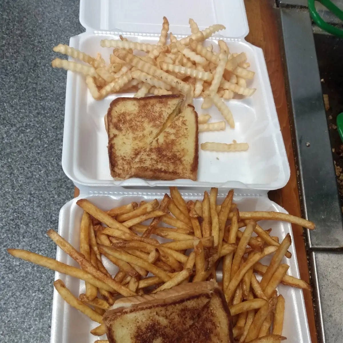 Grilled Cheese and Fries