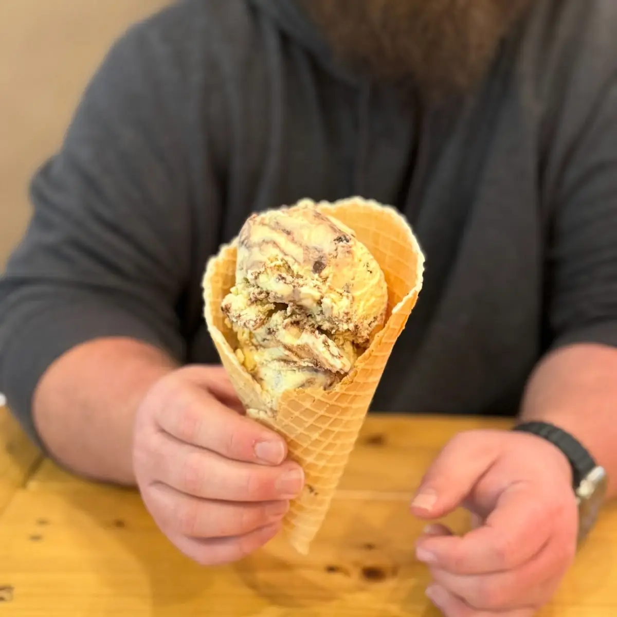 Homemade Waffle Cone
