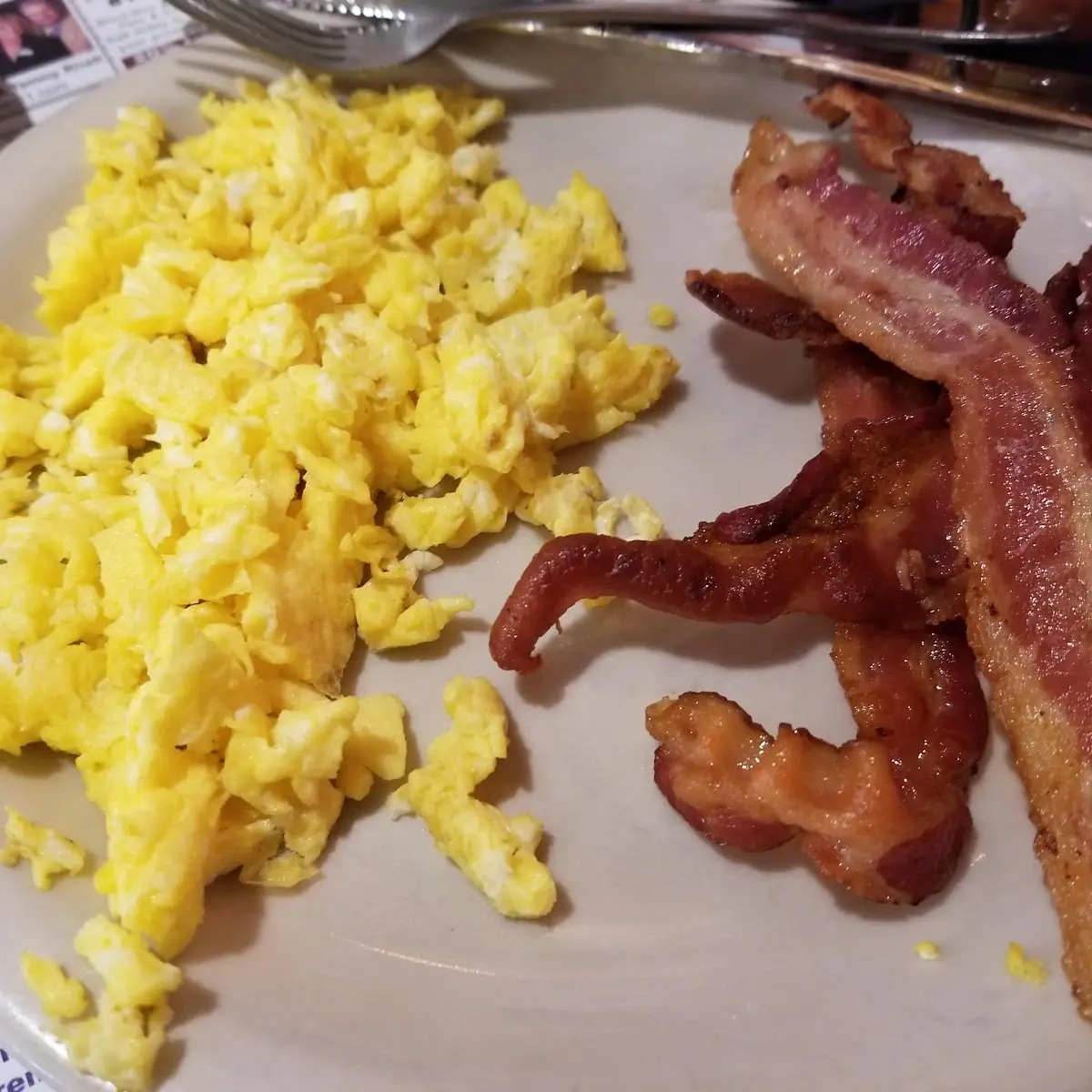 Scrambled Eggs and Bacon