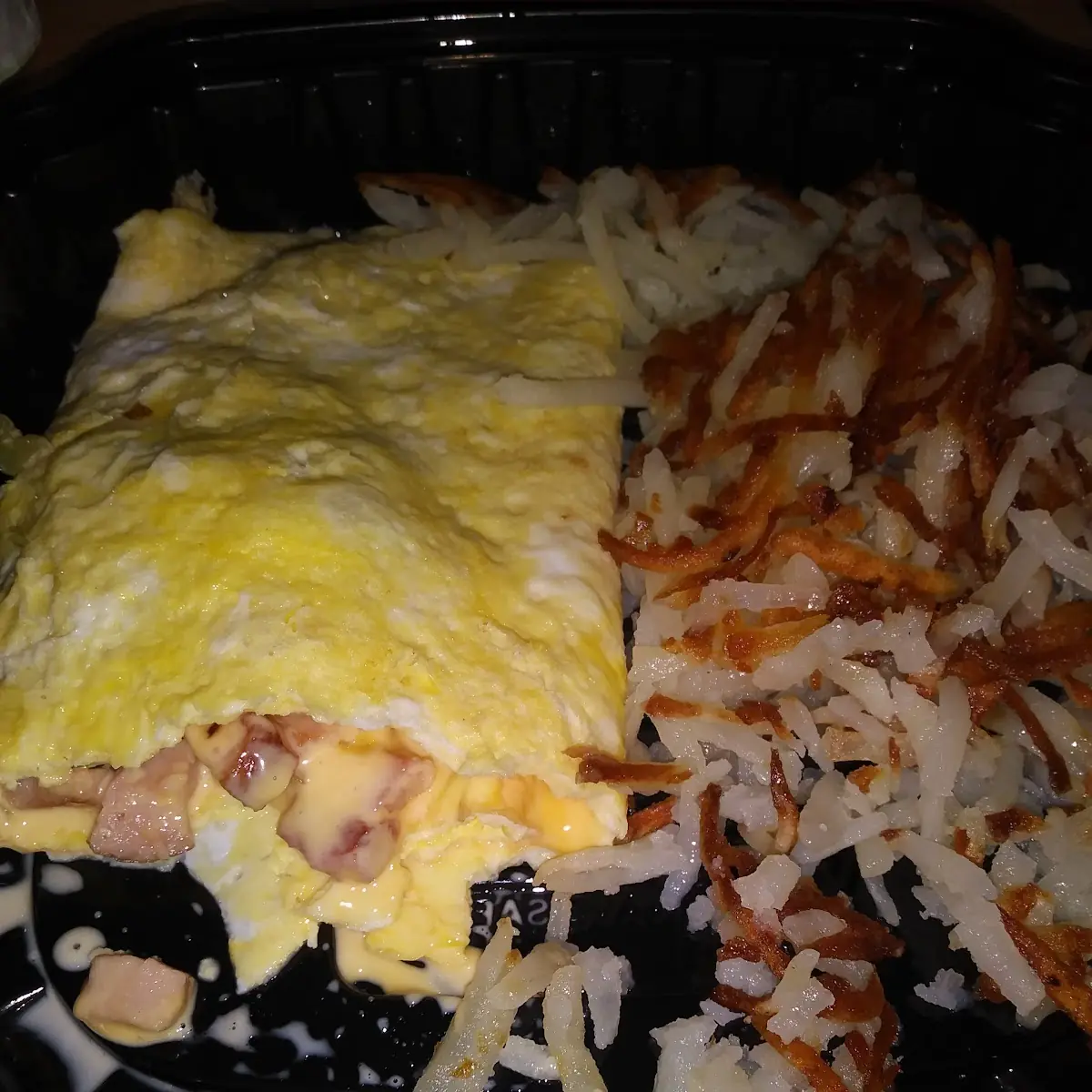 Western Omelette & Hasbrowns