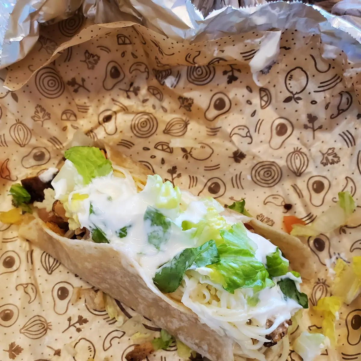Chicken Taco with Questions