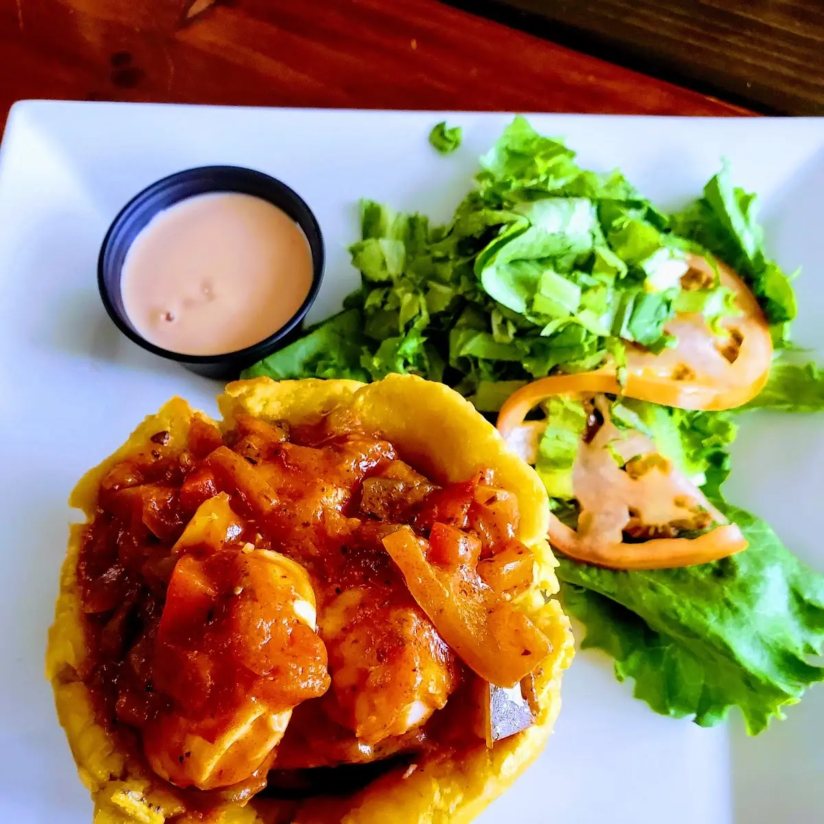Mofongo Relleno Camarones