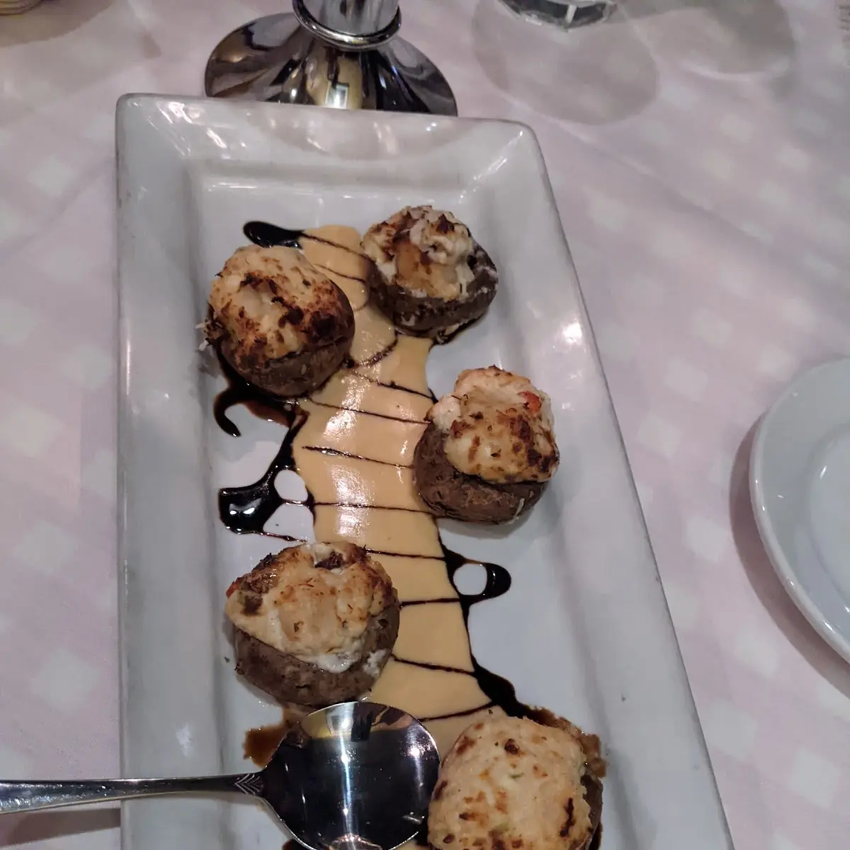 Seafood Stuffed Mushrooms