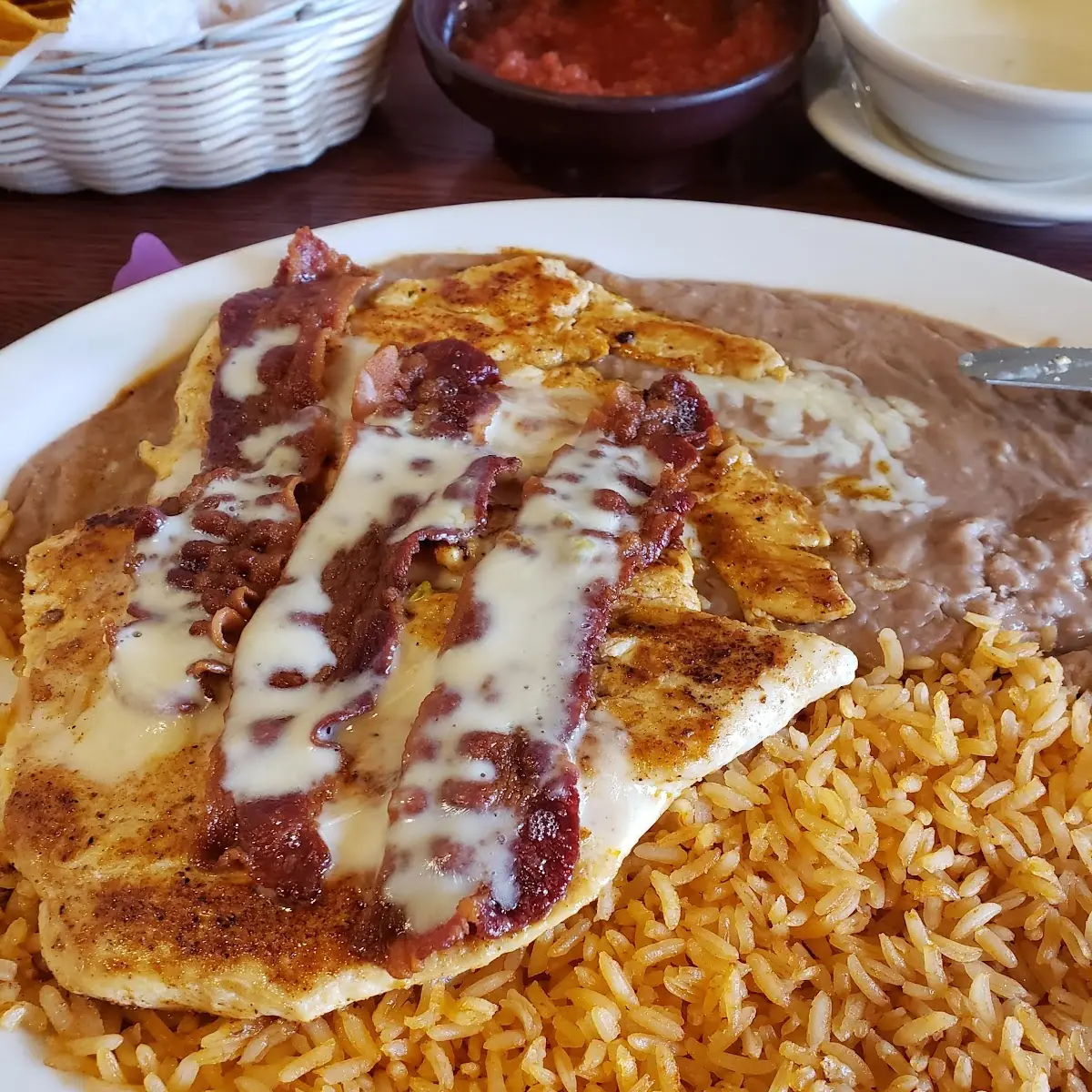 Burrito, Mexican Rice, & Refried Bean