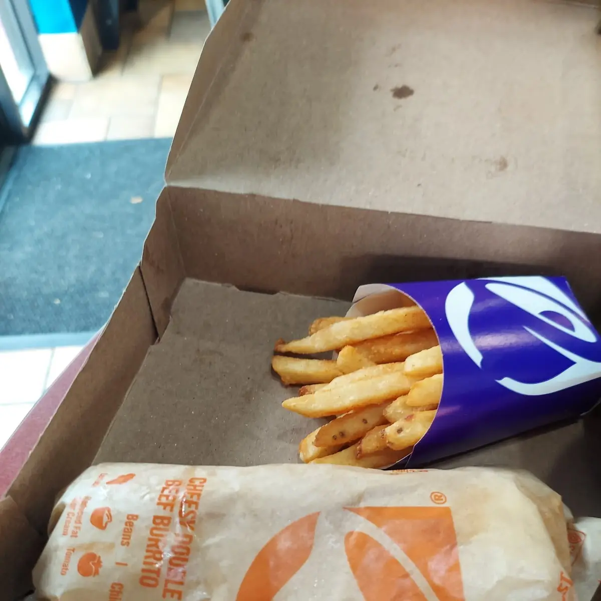 5 Layer Burrito Supreme & Nacho Fries