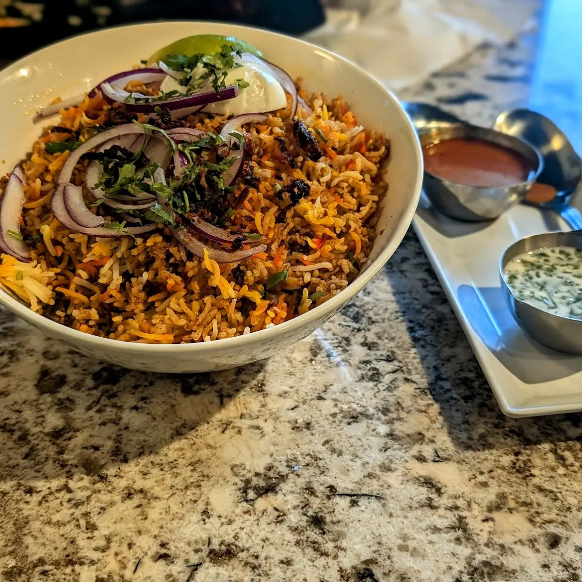 Surf & Turf Special Dum Biryani