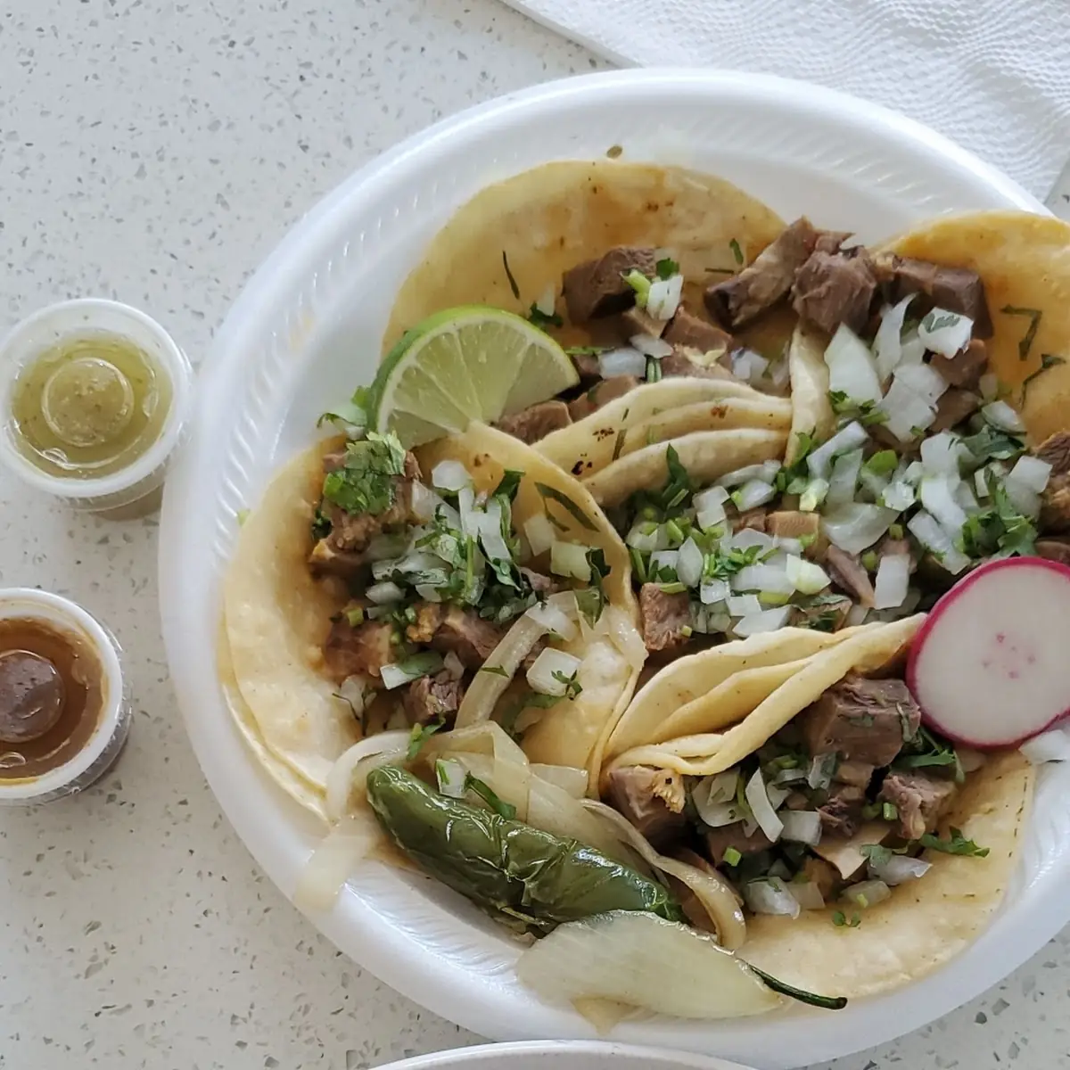 Beef Tacos with Rice Beans