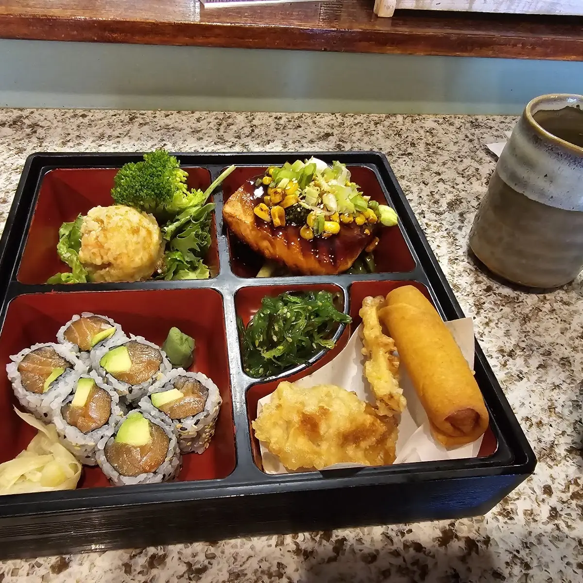 Salmon Bento Box