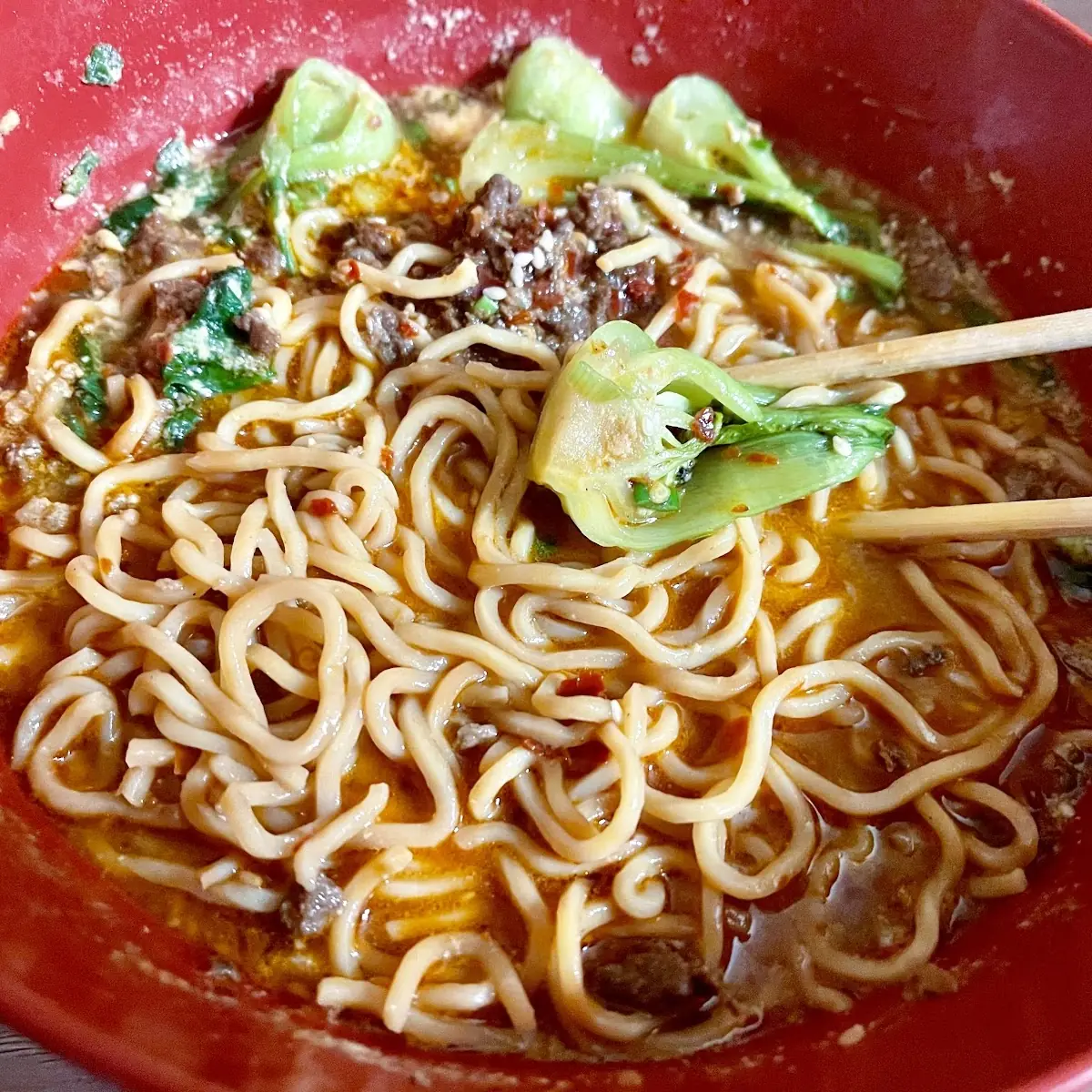 Spicy Ground Pork Ramen