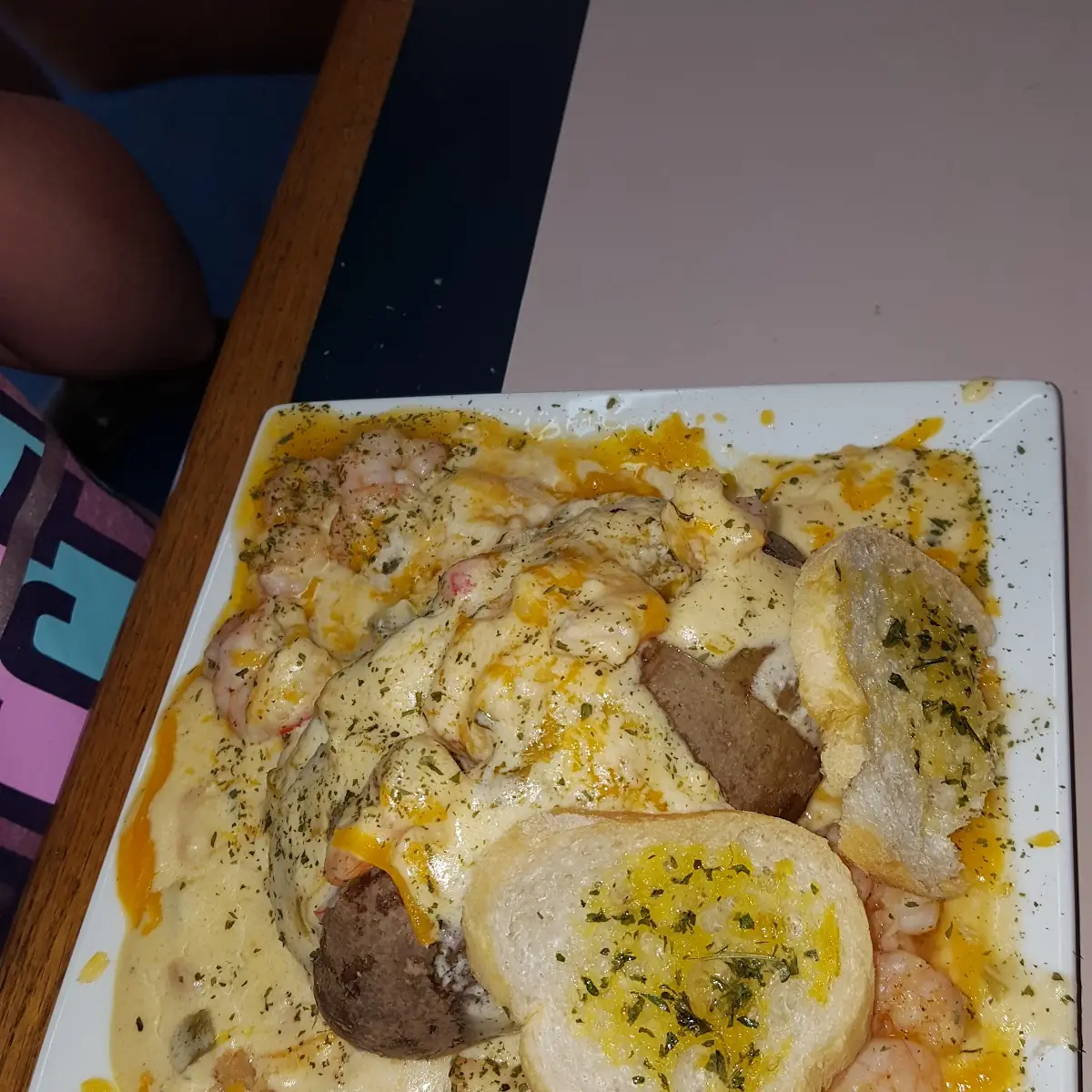 Seafood Baked Potato