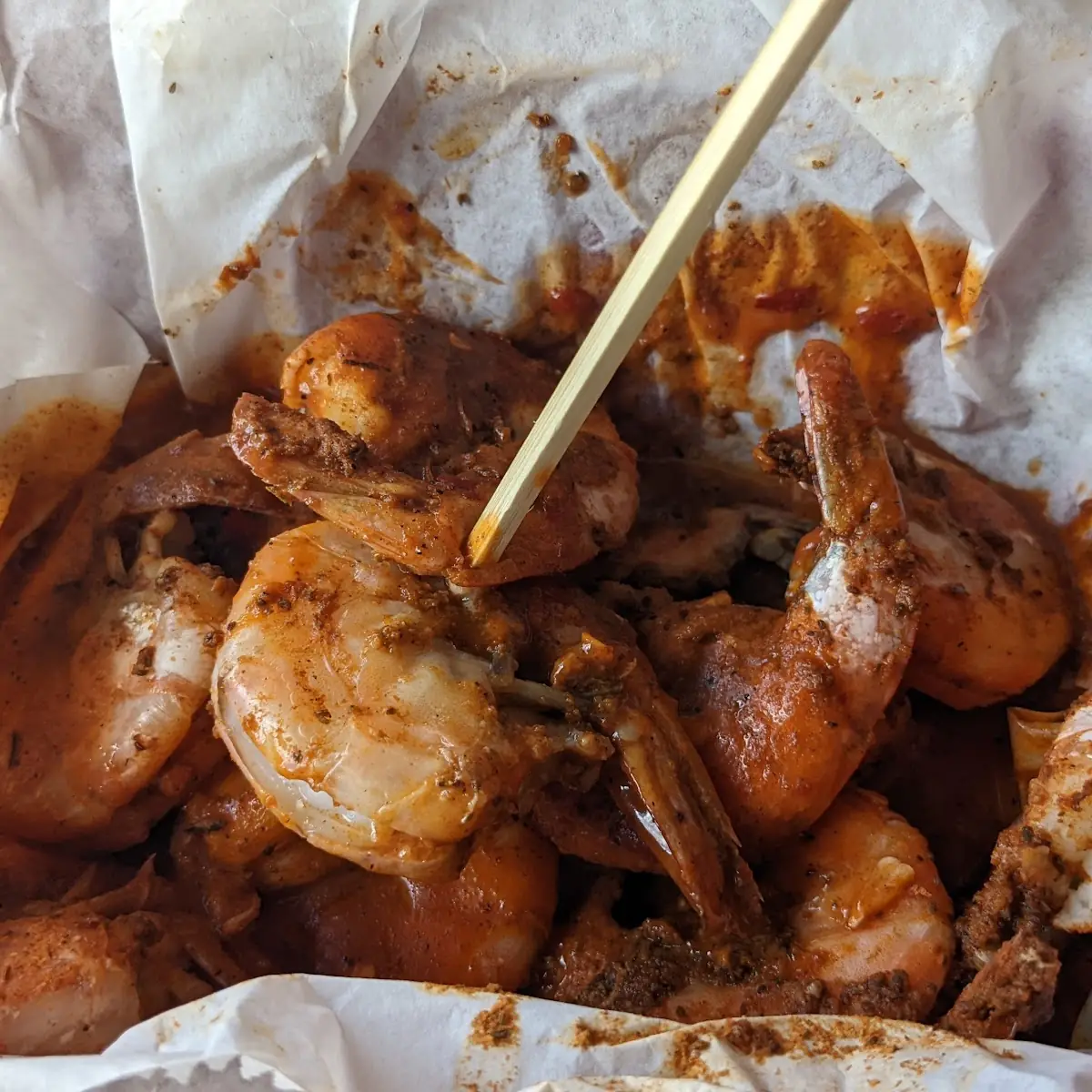 Grilled Shrimp Basket