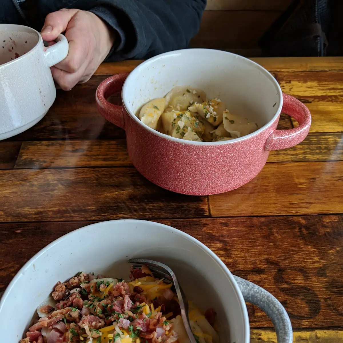 Loaded Chicken and Pork Dumplings