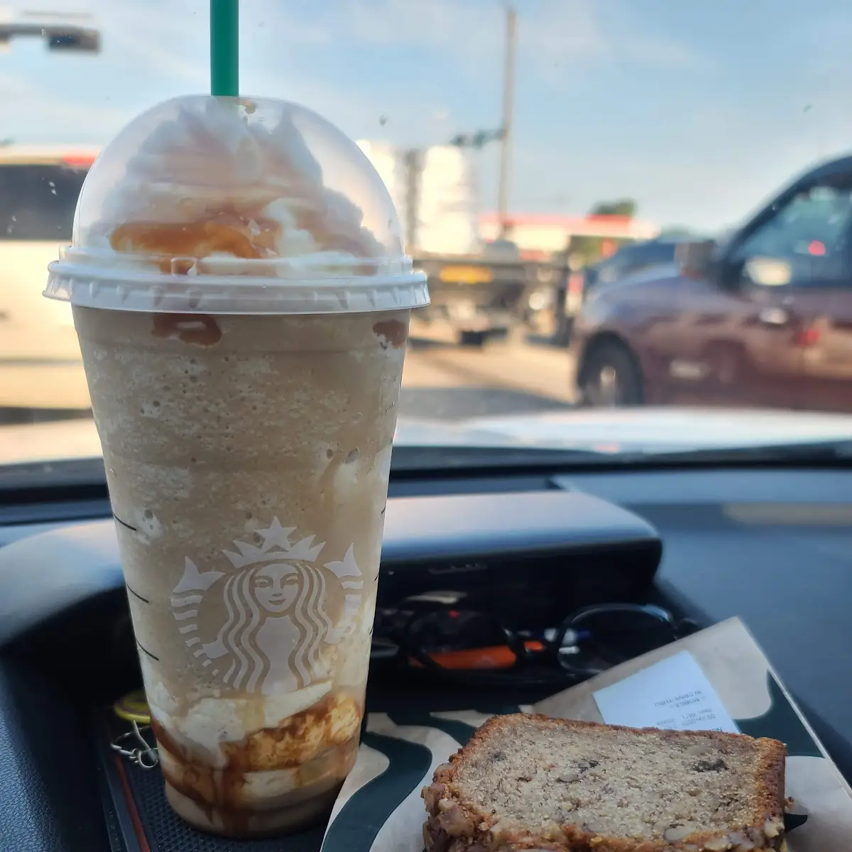 Caramel Ribbon Crunch & Banana Bread