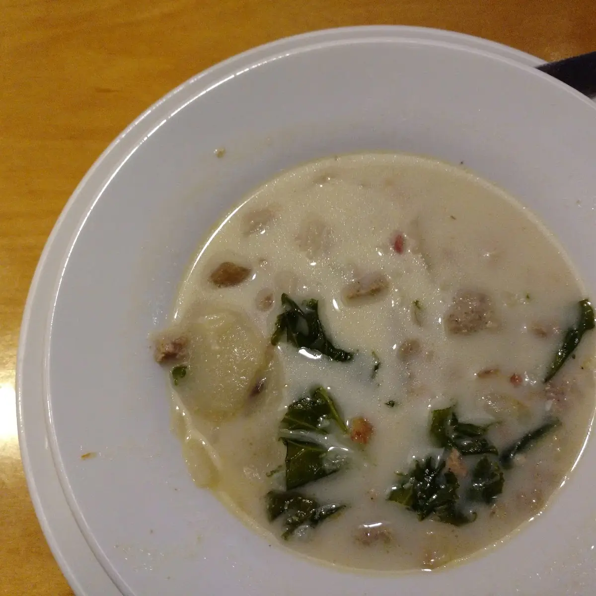 Soup Salad and Bread Sticks
