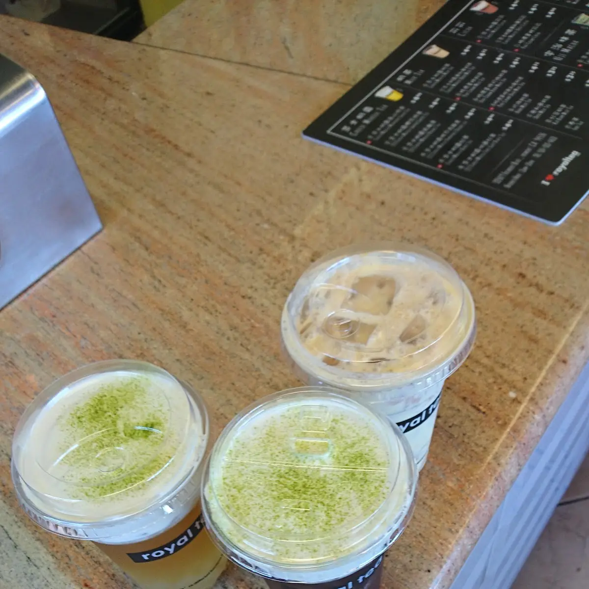 Tea with Cheese Foam