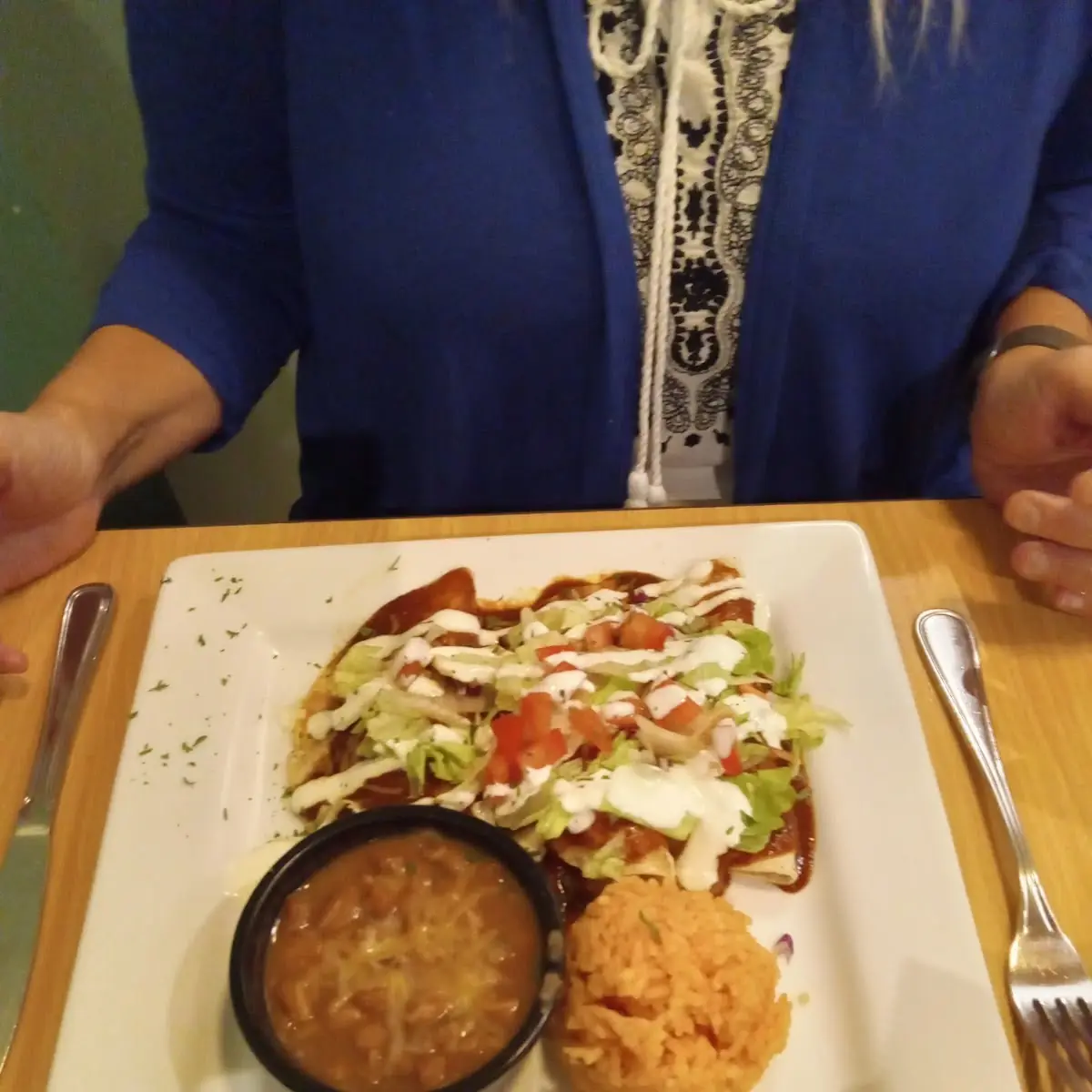 Beef Chicken and Cheese Enchiladas