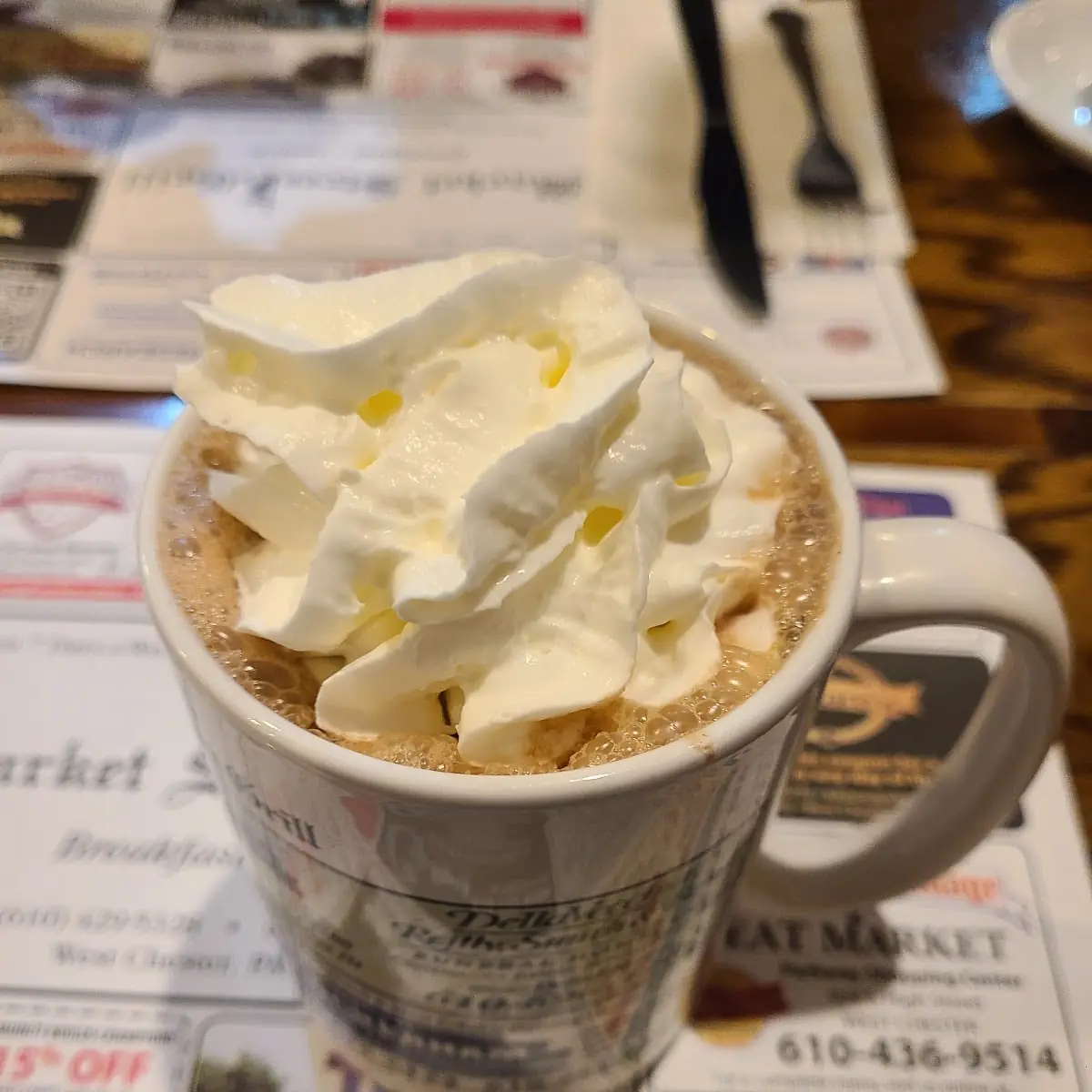 Hot Chocolate with Whipped Cream
