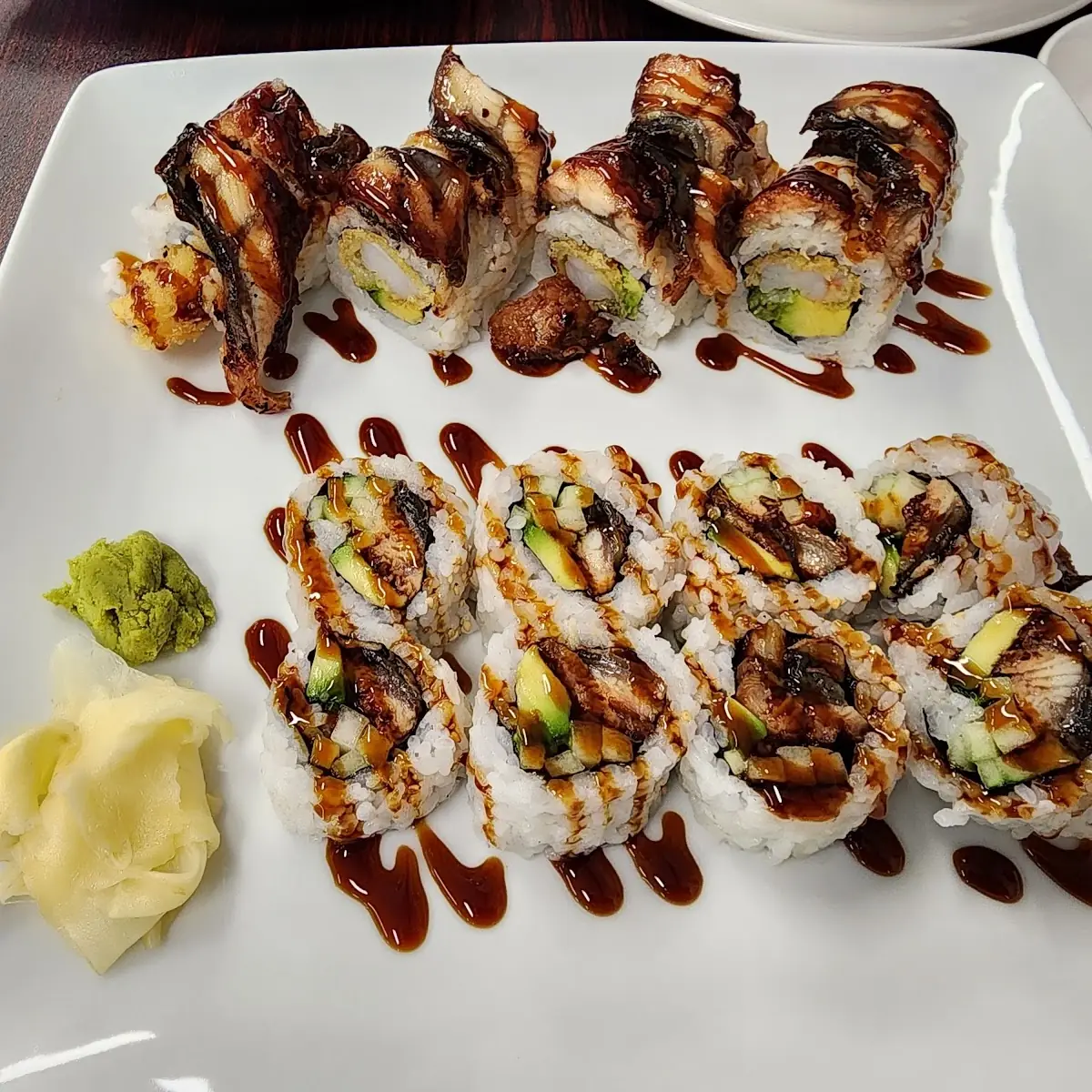 CRAB RANGOON ROLL AND CRAB SALAD