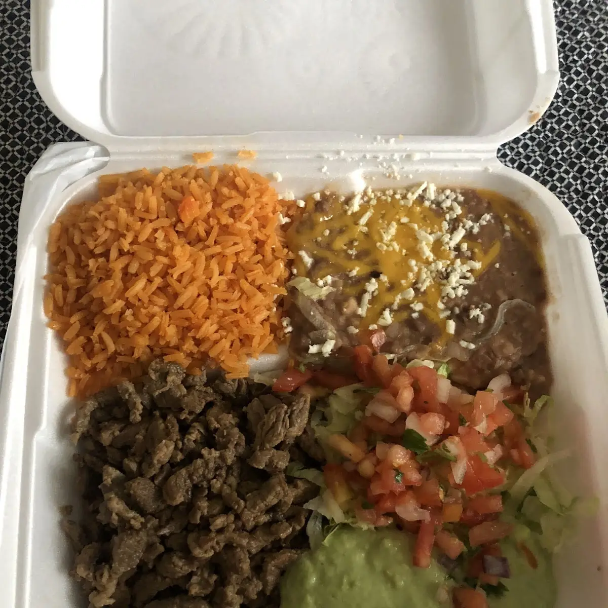 Carne Asada Combination Plate