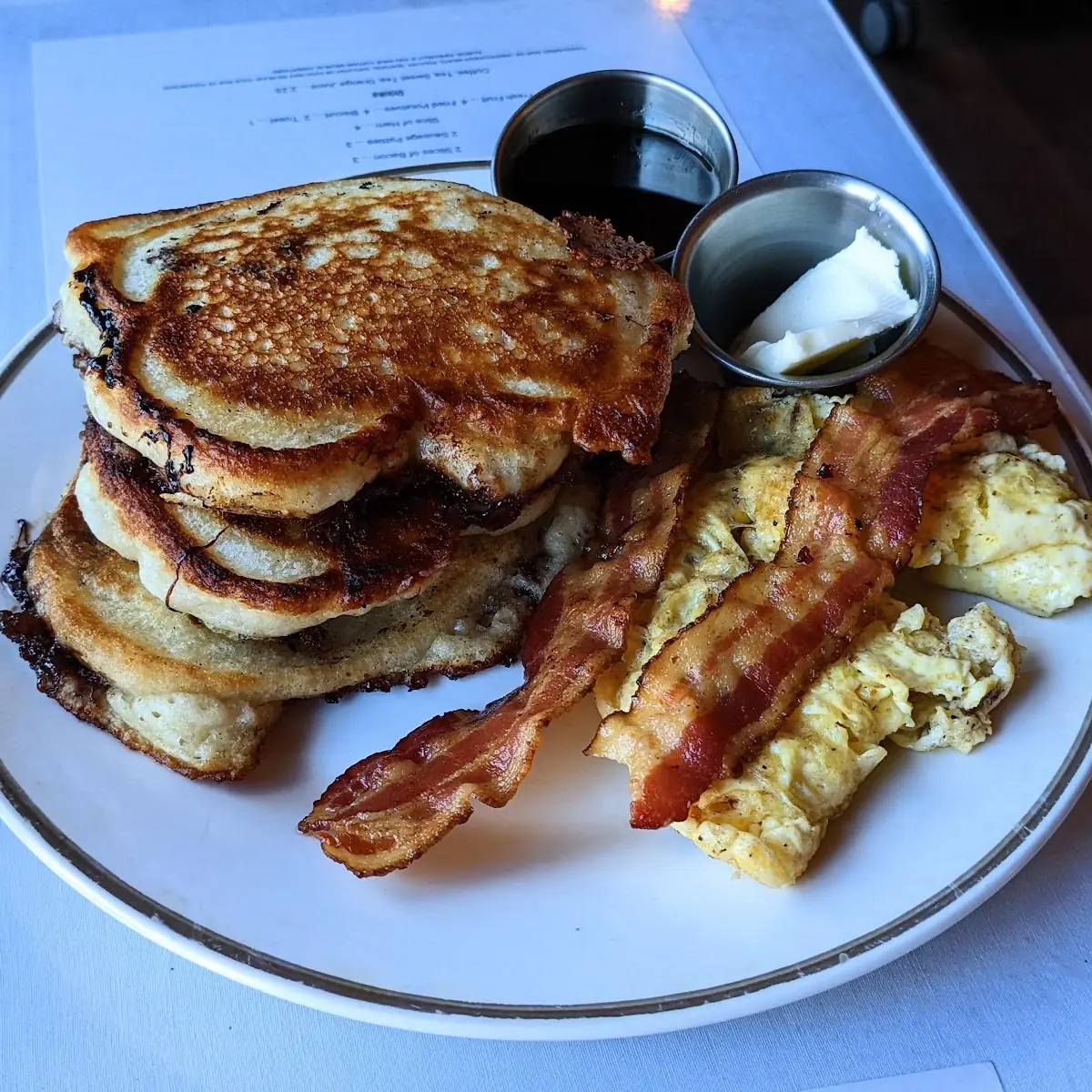 Cast Iron Chocolate Chip Pancakes